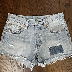 Levi denim shorts